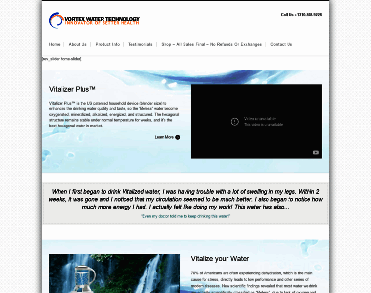 Vortexwatertech.com thumbnail