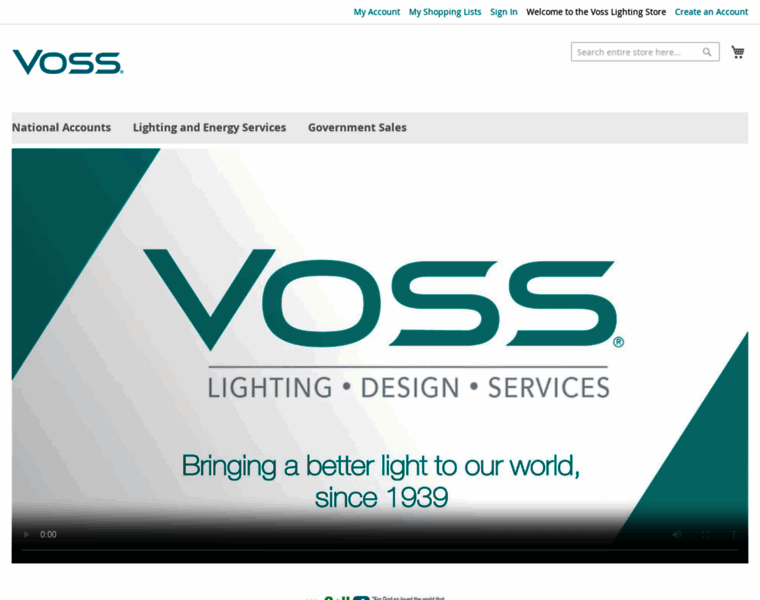 Vosslighting.com thumbnail