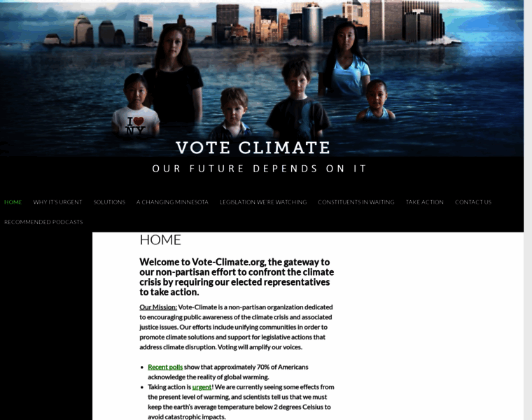 Vote-climate.org thumbnail