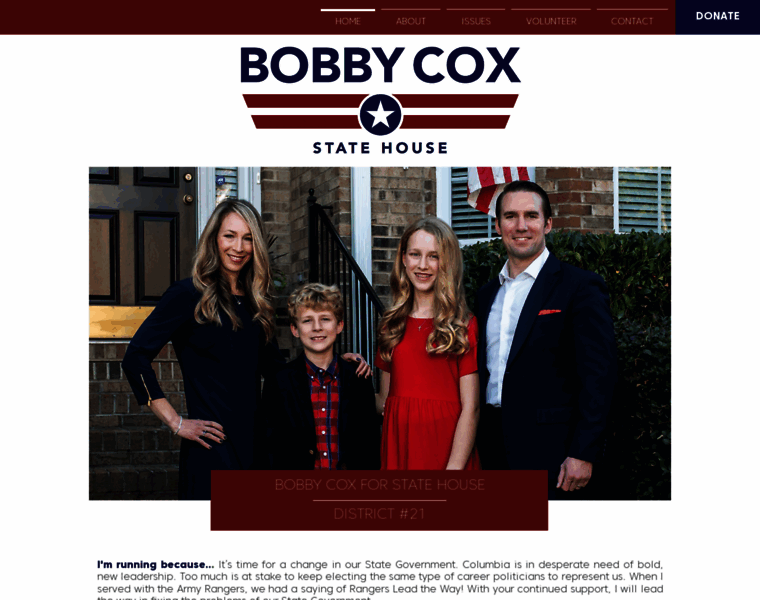 Votebobbycox.com thumbnail Votebobbycox.com thumbnail
