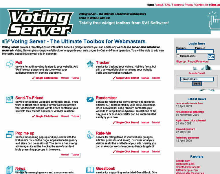 Votingserver.com thumbnail
