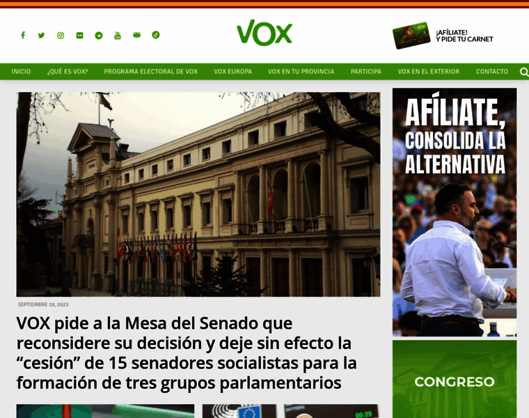 Voxespana.es thumbnail