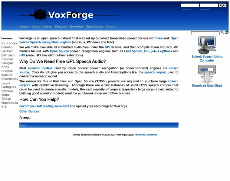 Voxforge.org thumbnail