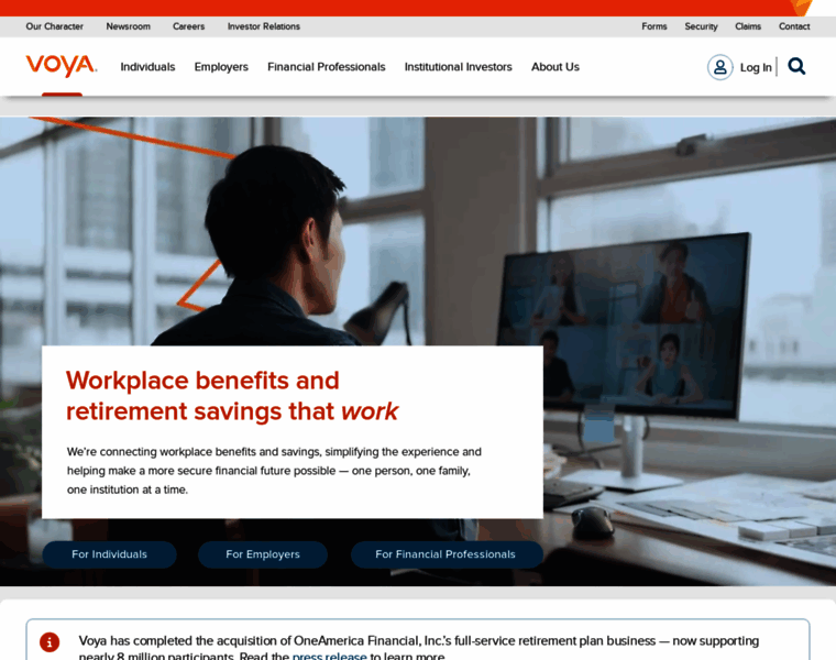 voyafinancial.com at WI. Voya Financial: Plan, Invest, Protect | Voya.com