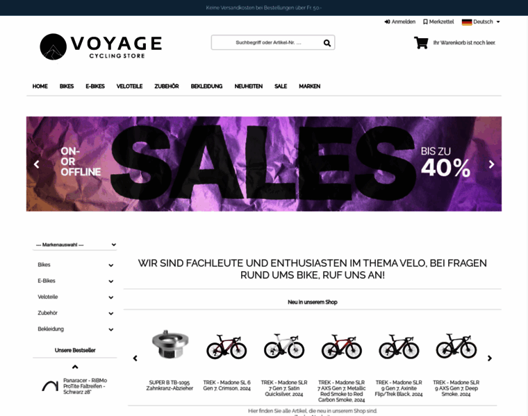 Voyage-shop.ch thumbnail