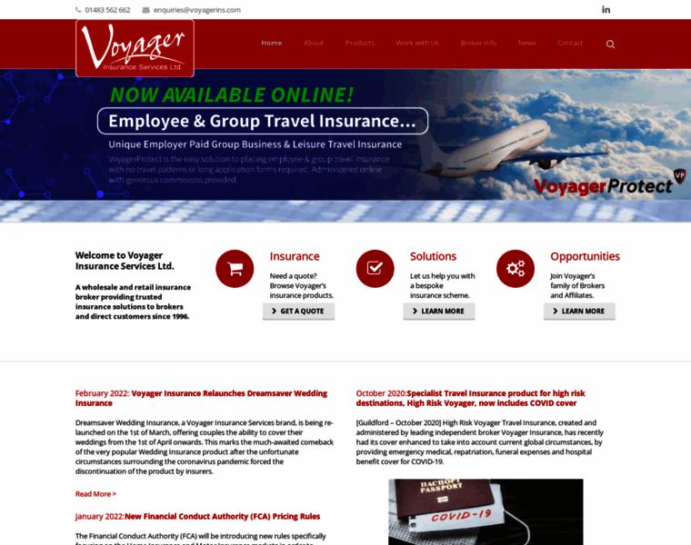 Voyagerinsurance.com thumbnail