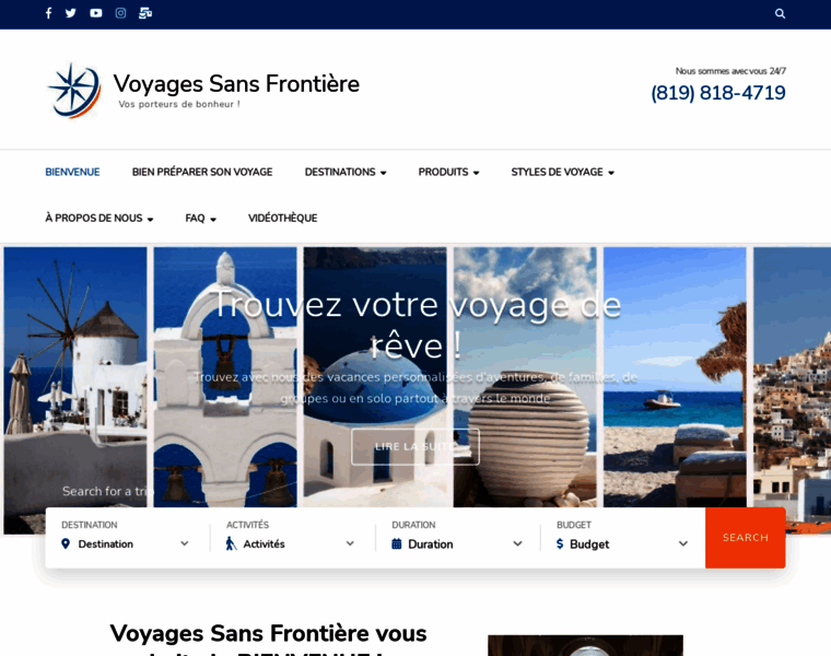 Voyagesansfrontiere.ca thumbnail