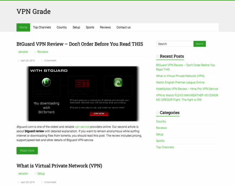 Vpngrade.com thumbnail