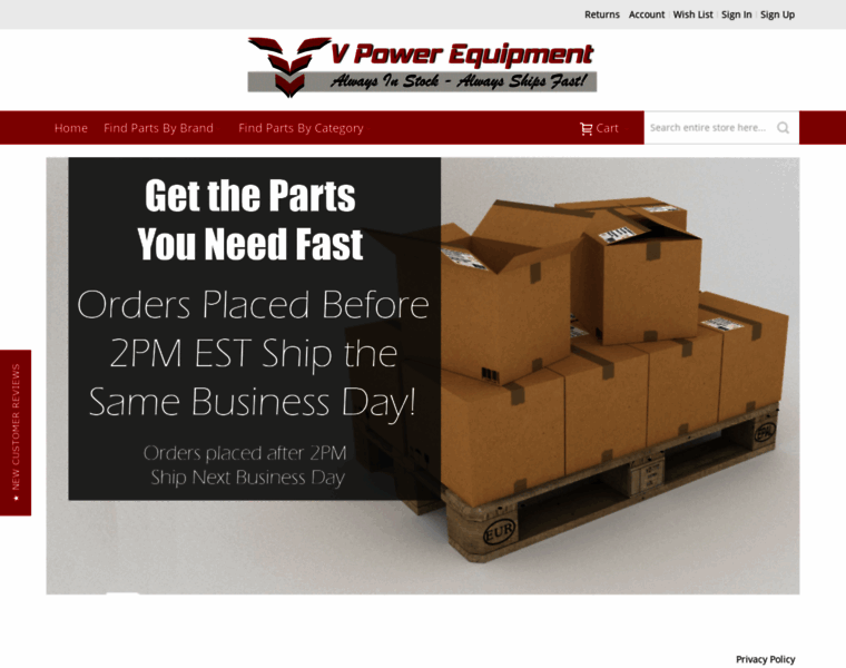 Vpowerequipment.com thumbnail