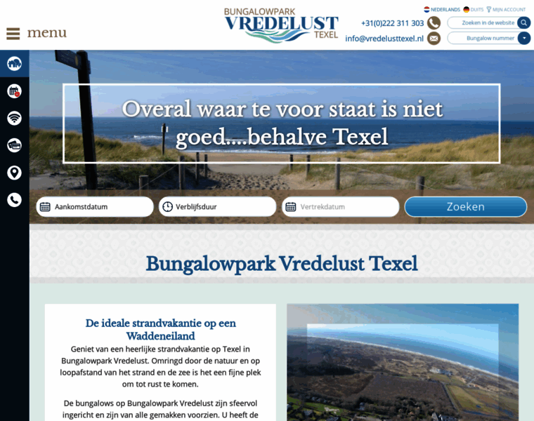Vredelusttexel.nl thumbnail