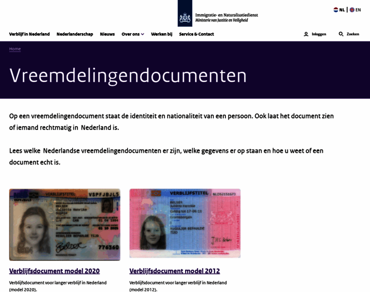 Vreemdelingendocumenten.nl thumbnail