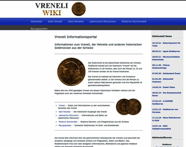 Vreneli.info thumbnail
