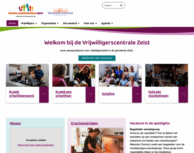 Vrijwilligerscentralezeist.nl thumbnail