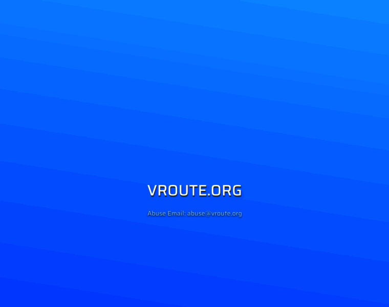 Vroute.org thumbnail
