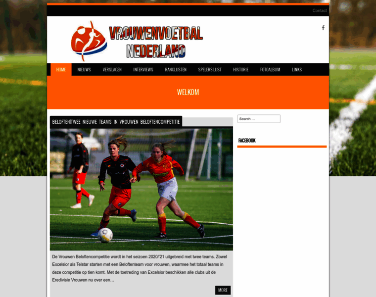 Vrouwenvoetbalnederland.nl thumbnail