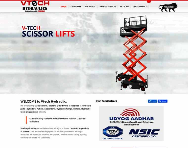 Vtechhydraulic.com thumbnail