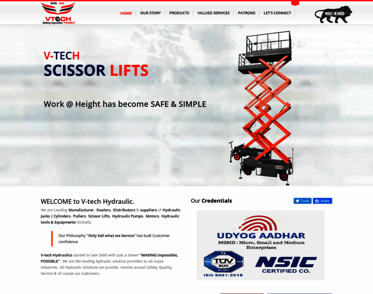 Vtechhydraulics.com thumbnail