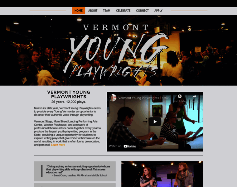Vtyoungplaywrights.org thumbnail