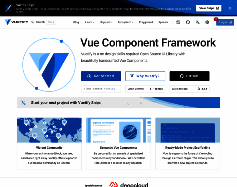 Vuetifyjs.com thumbnail