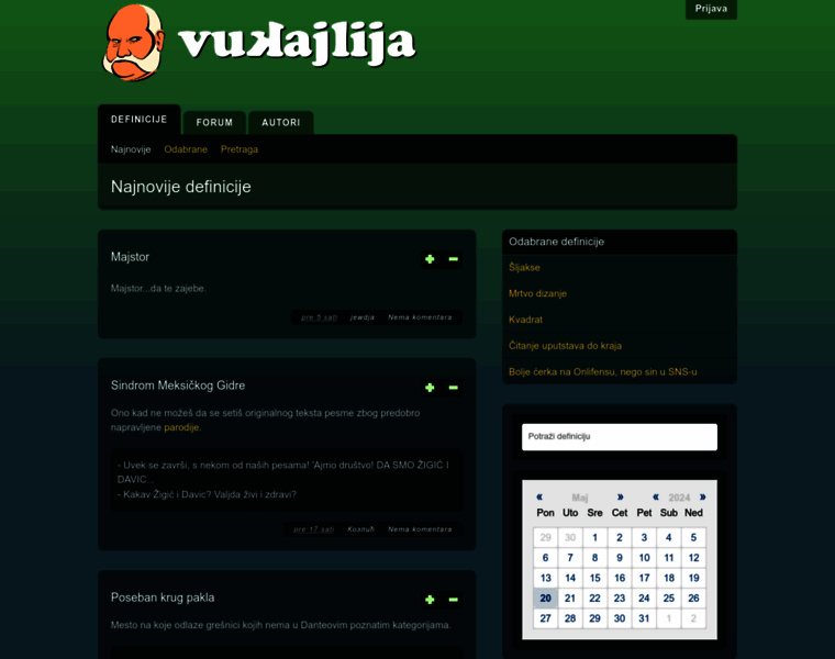 Vukajlija.com thumbnail