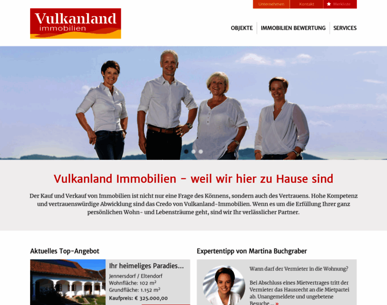 Vulkanland-immobilien.at thumbnail