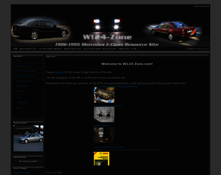 W124-zone.com thumbnail
