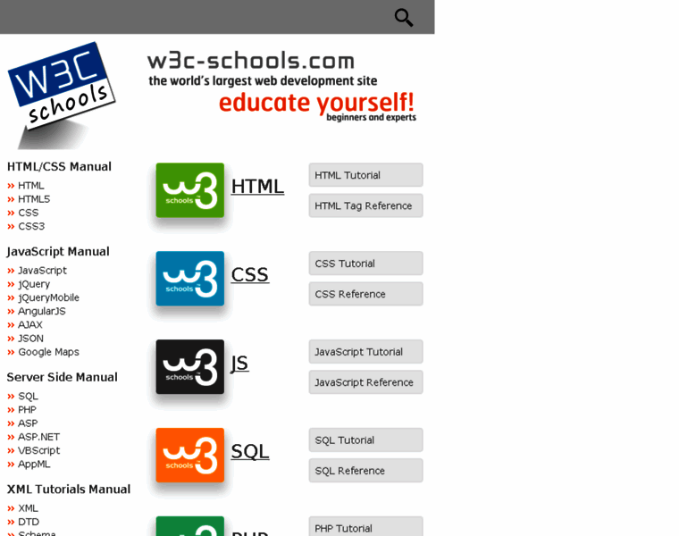 W3c-schools.com thumbnail