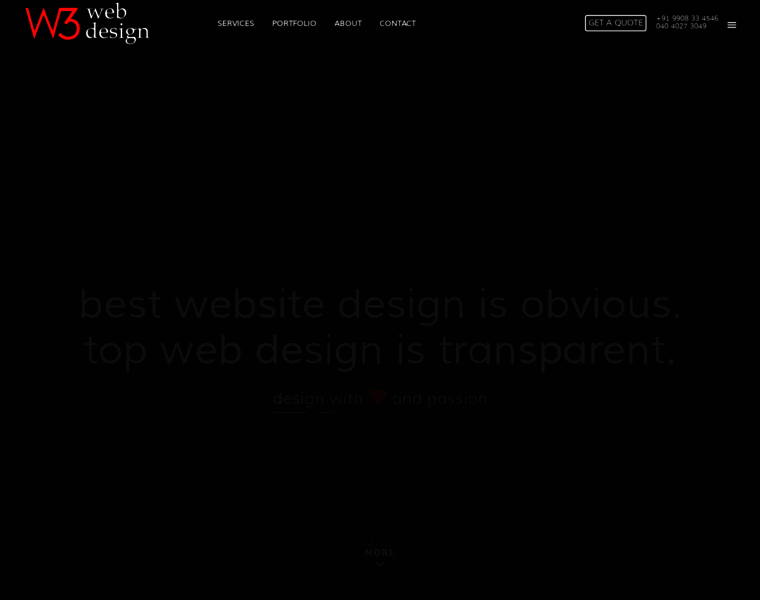 W3webdesign.in thumbnail
