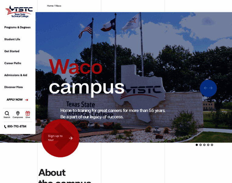 Waco.tstc.edu thumbnail