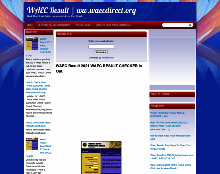Waecdirect-org.blogspot.com.ng thumbnail