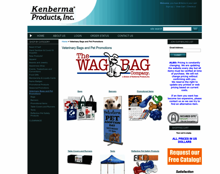 Wagbags.com thumbnail