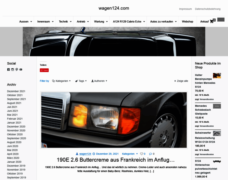 Wagen124.com thumbnail
