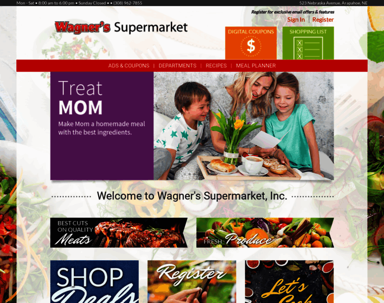 Wagners-supermarketarapahoe.com thumbnail