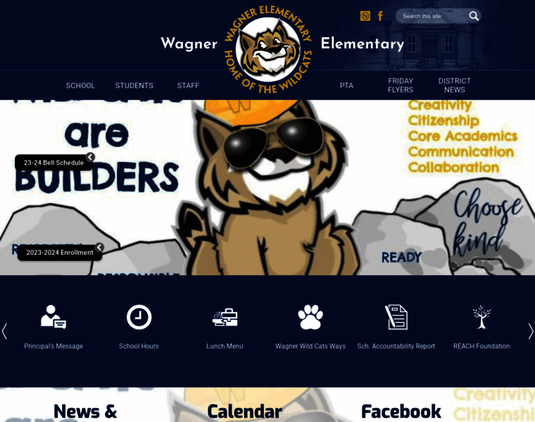 Wagnerwildcats.org thumbnail