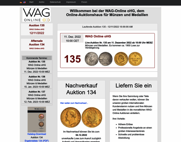 Wago-auktionen.de thumbnail