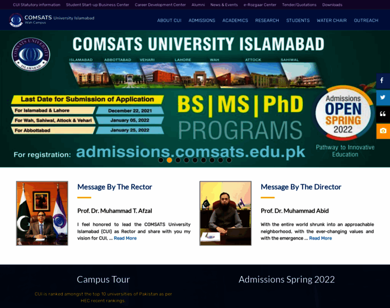 Wah.comsats.edu.pk thumbnail