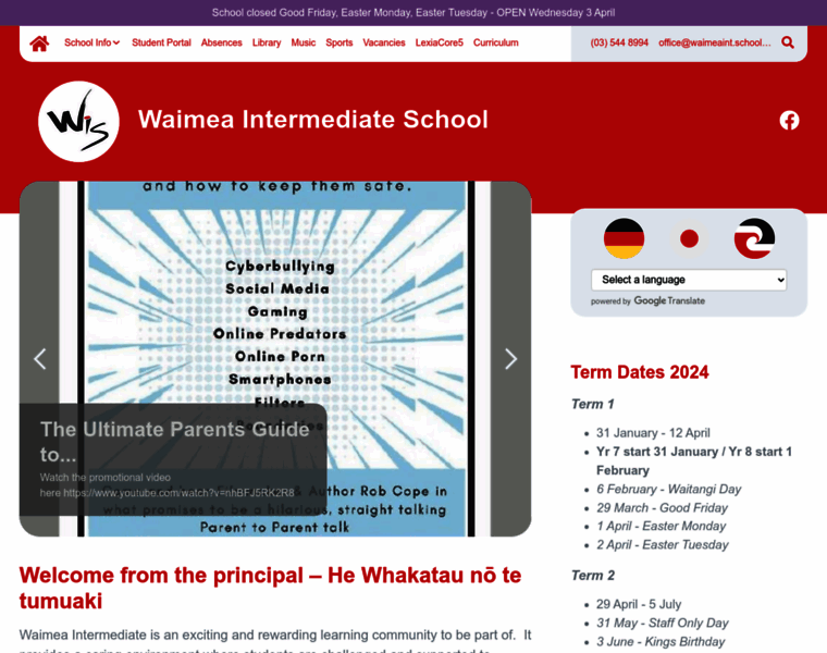 Waimeaint.school.nz thumbnail