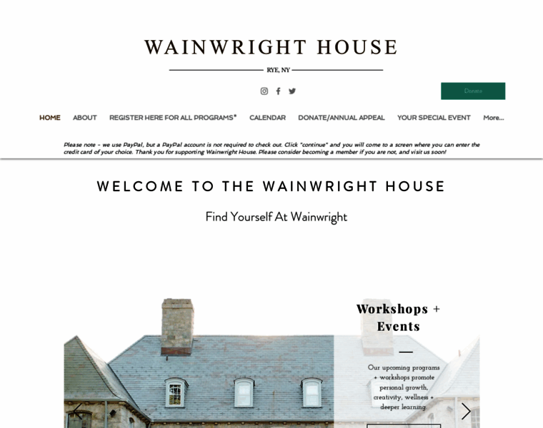 Wainwright.org thumbnail
