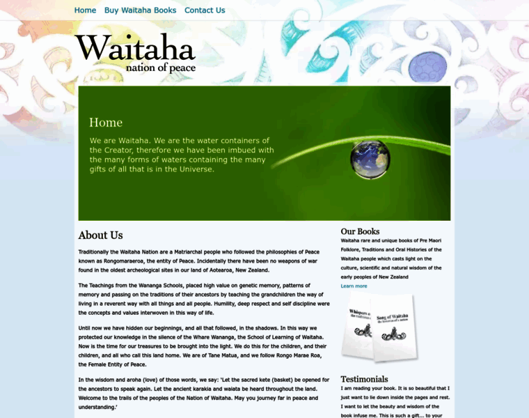 Waitaha.org thumbnail