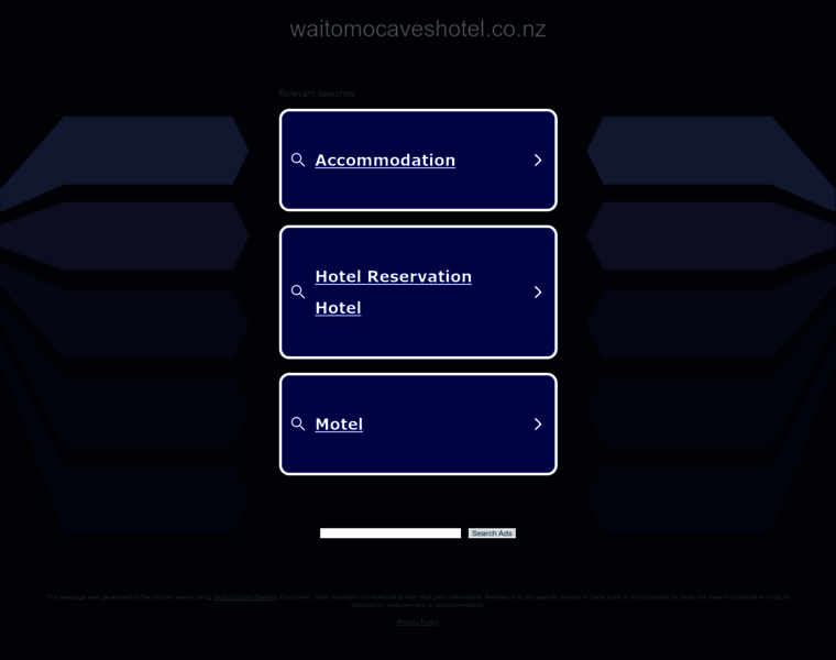 Waitomocaveshotel.co.nz thumbnail