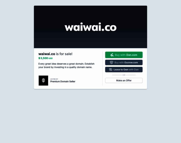 Waiwai.co thumbnail