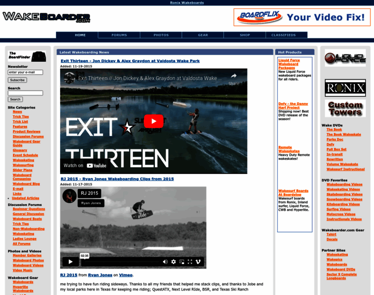 Wakeboarder.com thumbnail