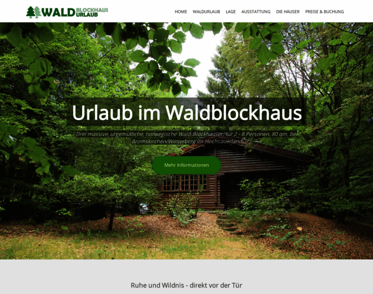 Waldblockhaus.de thumbnail