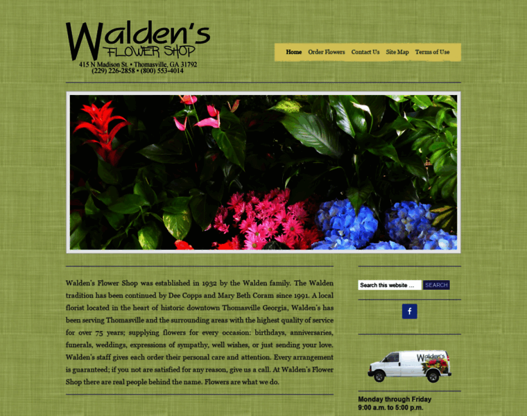Waldensflowers.com thumbnail