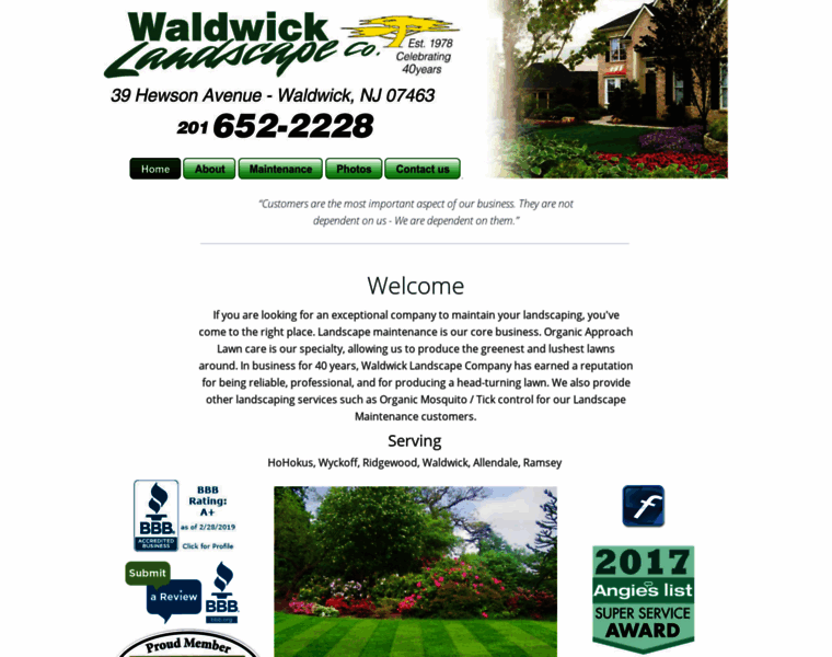 Waldwicklandscape.com thumbnail