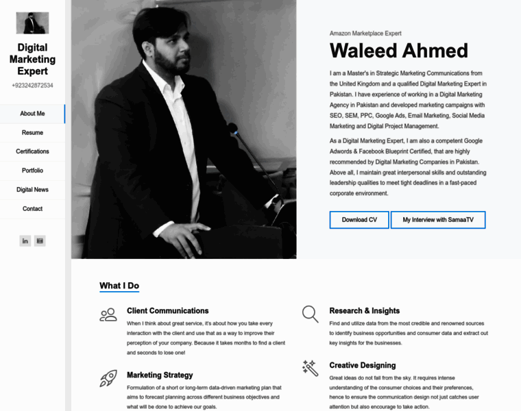 Waleed-ahmed.com thumbnail