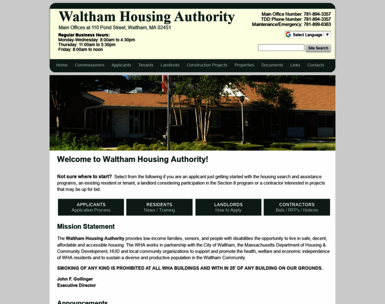 Walhouse.org thumbnail