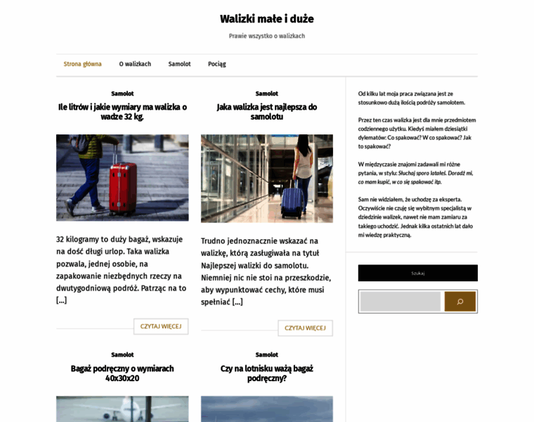 Walizkawsamolocie.pl thumbnail