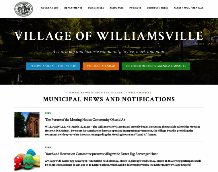 Walkablewilliamsville.com thumbnail