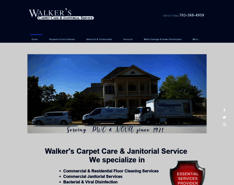 Walkerscarpetcare.net thumbnail